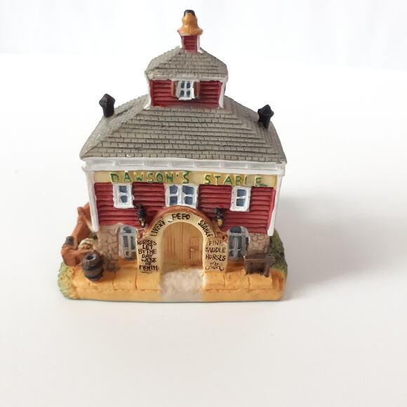 Liberty Falls Dawson's Livery & Feed Stable AH156 1998 NO GOLD Miniature - Picture 2 of 12